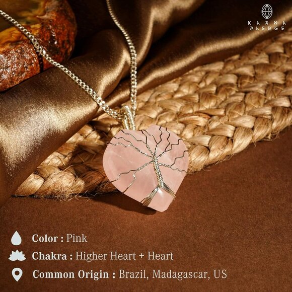 Handcrafted Crystal Orgone Pendant & Necklace; Spiritual Healing Crystal Necklac - Picture 5 of 8